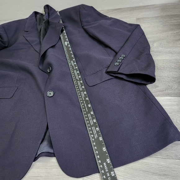 Loro Piana -Hugo Boss Blazer 44L Made in USA‎ Business Professional Classic Wool - Picture 10 of 13